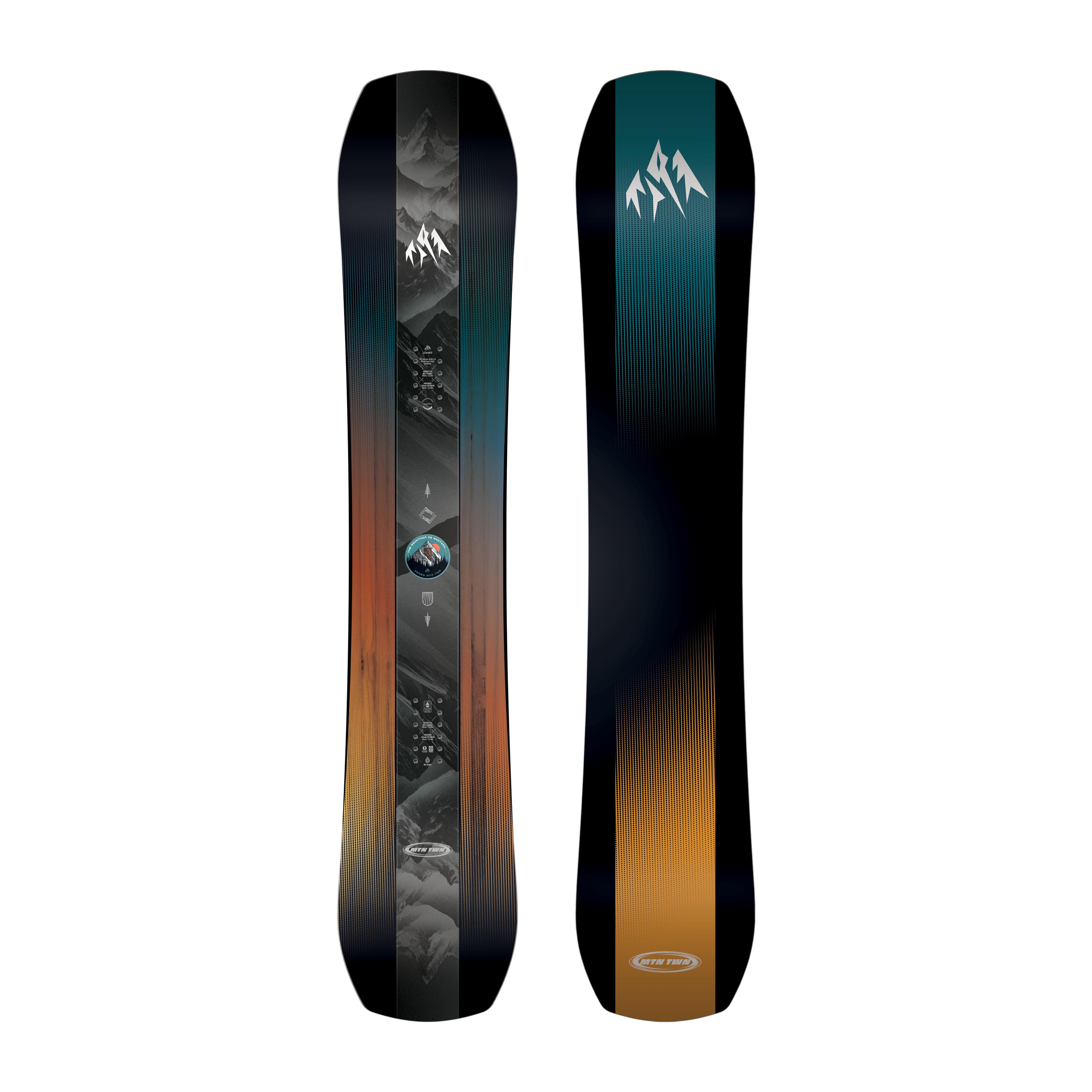 Jones Men's Mountain Twin Snowboard 2026/2027, Black